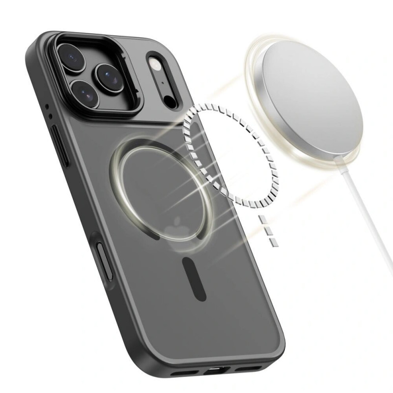 Tech-Protect Magstand MagSafe ümbris Apple iPhone 17 Pro jaoks, matt must