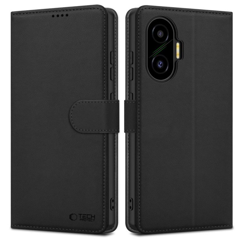 Tech-Protect Wallet ümbris Xiaomi Poco F7 5G jaoks, must