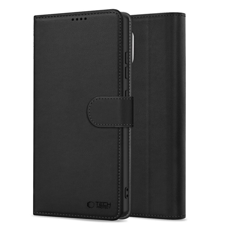 Tech-Protect Wallet ümbris Xiaomi Poco F7 5G jaoks, must