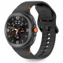 Tech-Protect Silicone rihm Samsung Galaxy Watch 8 / 9 / Classic 40/44/46 mm jaoks, must