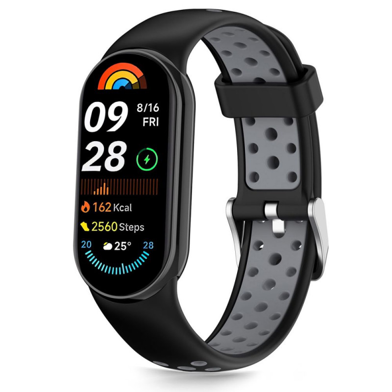 Tech-Protect IconBand Air rihm Xiaomi Smart Band 8 / 9 / 10 / NFC jaoks, must/hall