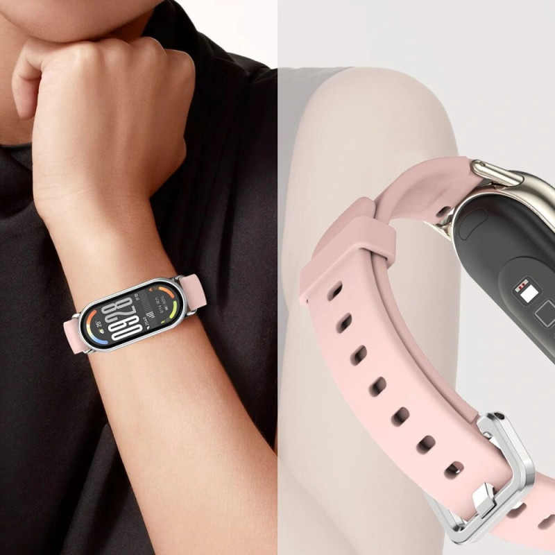 Tech-Protect IconBand Classic rihm Xiaomi Smart Band 8 / 9 / 10 / NFC jaoks, must