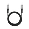 Tech-Protect Ultraboost DNA MagTwist USB-C kaabel PD 100W / 5A, 200 cm, raudhall