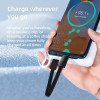 Tech-Protect Ultraboost DNA USB-C / USB-C kaabel võtmehoidjaga PD 60W / 3A, 17 cm, raudhall