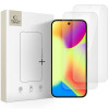 Tech-Protect Glass Fit+ karastatud klaas Google Pixel 9 / 9 Pro / 10 / 10 Pro / 11 / 11 Pro jaoks, läbipaistev (2 tk)