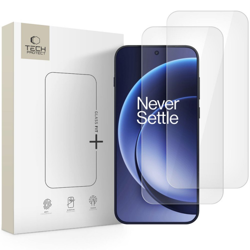 Tech-Protect Glass Fit+ karastatud klaas telefonile OnePlus 15, läbipaistev (2 tk)