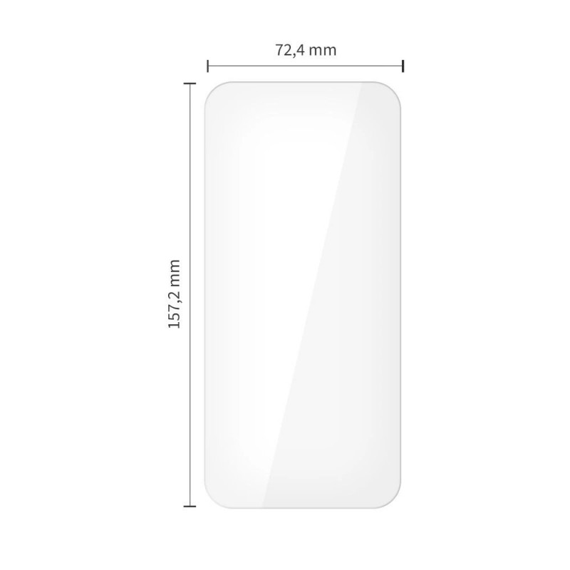 Tech-Protect Glass Fit+ karastatud klaas telefonile OnePlus 15, läbipaistev (2 tk)
