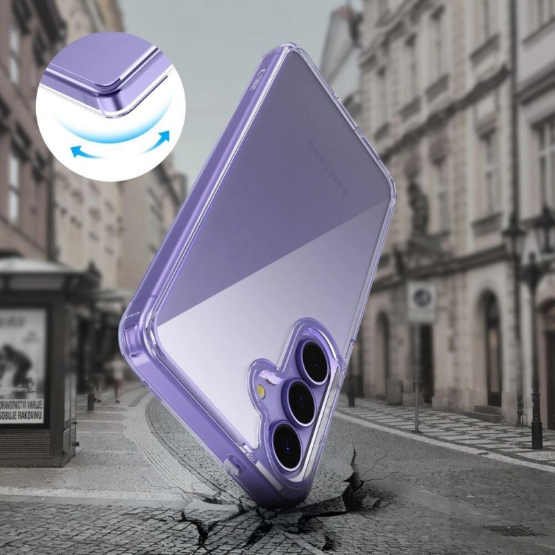 Tech-Protect Flexair Hybrid ümbris telefonile Samsung Galaxy S25 FE, läbipaistev