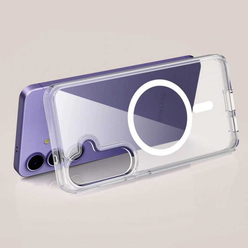 Tech-Protect Flexair Hybrid MagSafe ümbris telefonile Samsung Galaxy S25 FE, läbipaistev