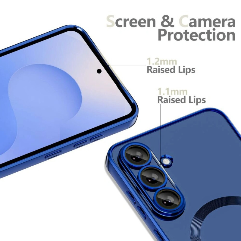 Tech-Protect Magflex MagSafe ümbris telefonile Samsung Galaxy S25 FE, tumesinine