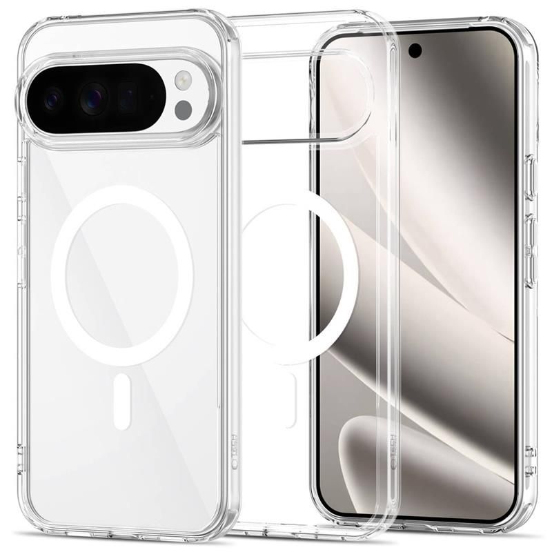 Tech-Protect FlexAir Hybrid MagSafe ümbris Google Pixel 10 / 10 Pro jaoks, läbipaistev