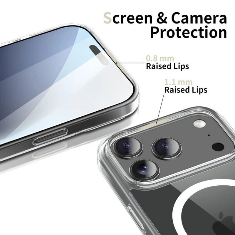 Tech-Protect FlexAir Hybrid MagSafe ümbris Google Pixel 10 / 10 Pro jaoks, läbipaistev