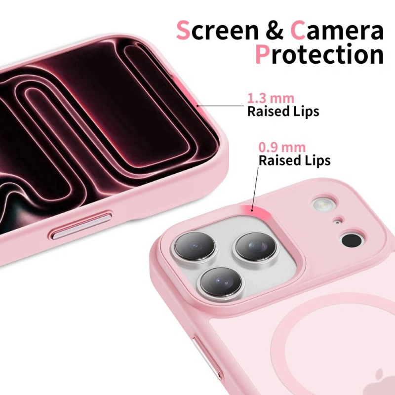 Tech-Protect MagMat MagSafe ümbris Apple iPhone 17 Pro Max, matt roosa