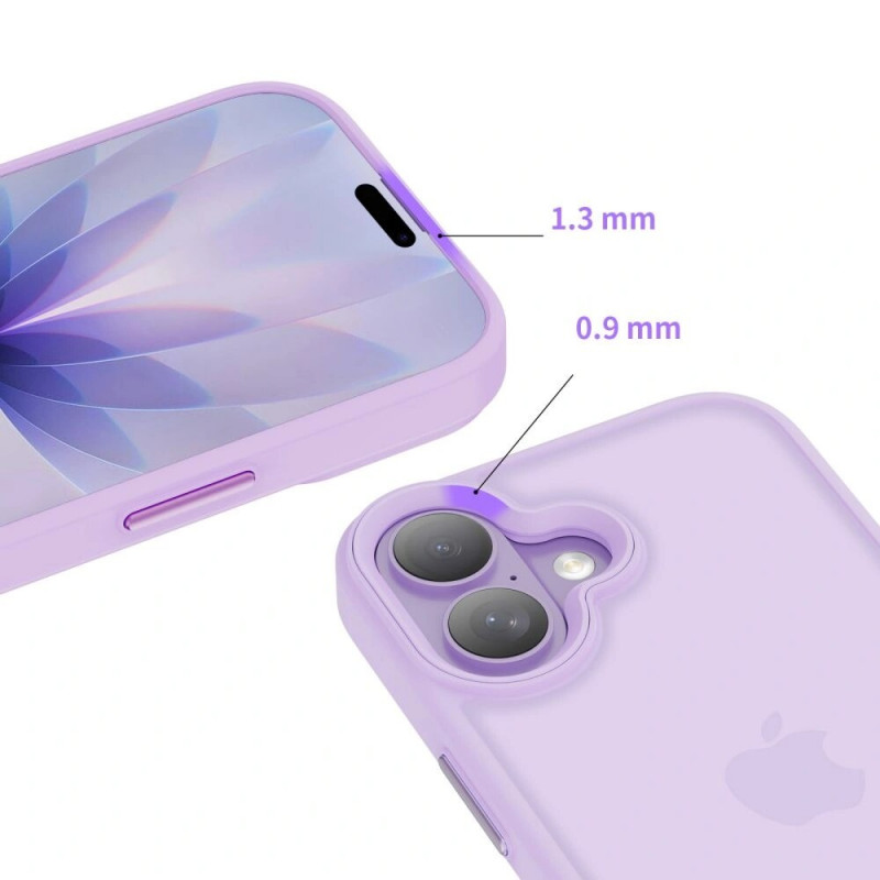 Tech-Protect MagMat ümbris Apple iPhone 17, matt lavendlivärvi