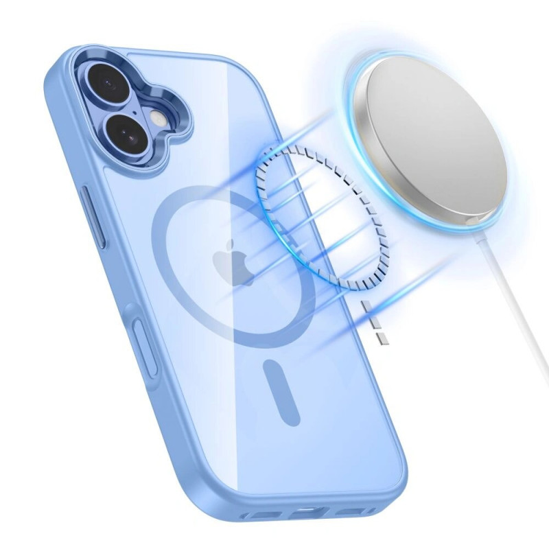 Tech-Protect MagMat MagSafe ümbris Apple iPhone 17 jaoks, udusinine/läbipaistev