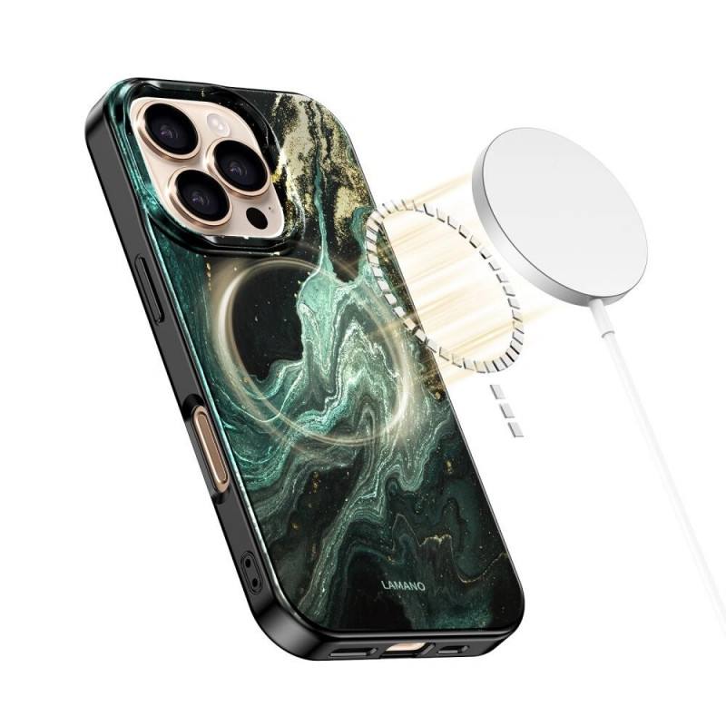Tech-Protect Lamano MagSafe ümbris Apple iPhone 16 Pro Max jaoks, Verde Aura