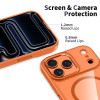 Tech-Protect MagMat MagSafe ümbris Apple iPhone 17 Pro jaoks, kosmiline oranž/läbipaistev, THP4752