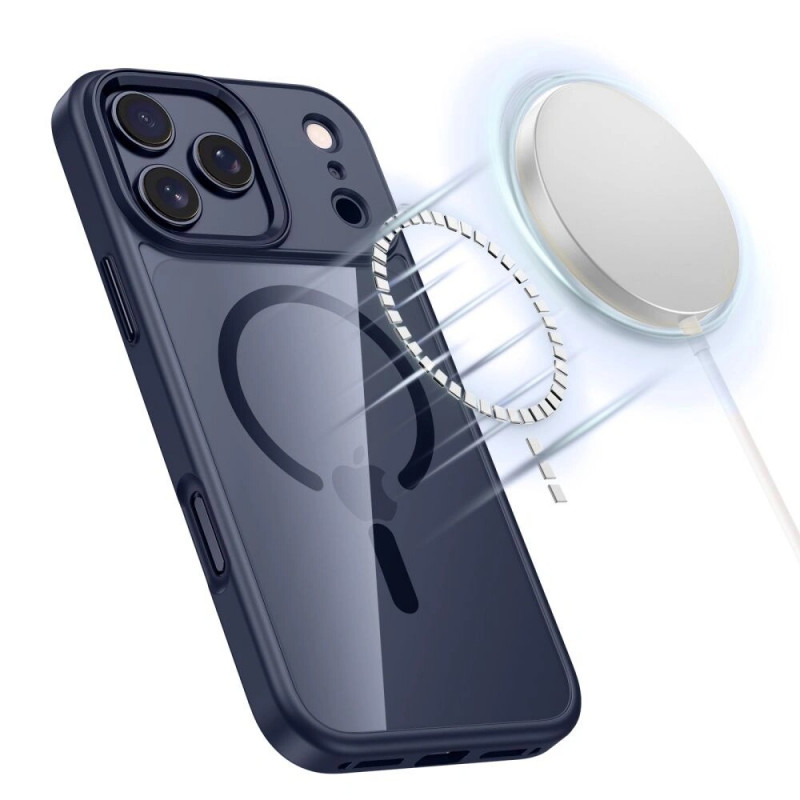 Tech-Protect MagMat MagSafe ümbris Apple iPhone 17 Pro jaoks, sügavsinine/läbipaistev