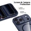 Tech-Protect MagMat MagSafe ümbris Apple iPhone 17 Pro jaoks, sügavsinine/läbipaistev
