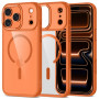 Tech-Protect MagMat MagSafe ümbris Apple iPhone 17 Pro Max jaoks, kosmiline oranž/läbipaistev