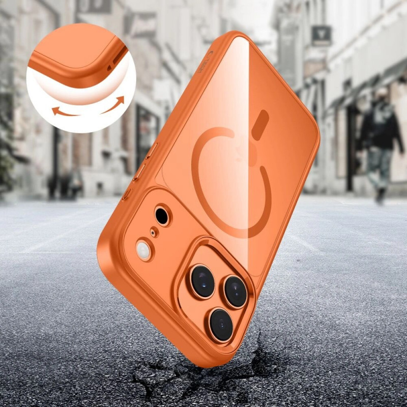 Tech-Protect MagMat MagSafe ümbris Apple iPhone 17 Pro Max jaoks, kosmiline oranž/läbipaistev