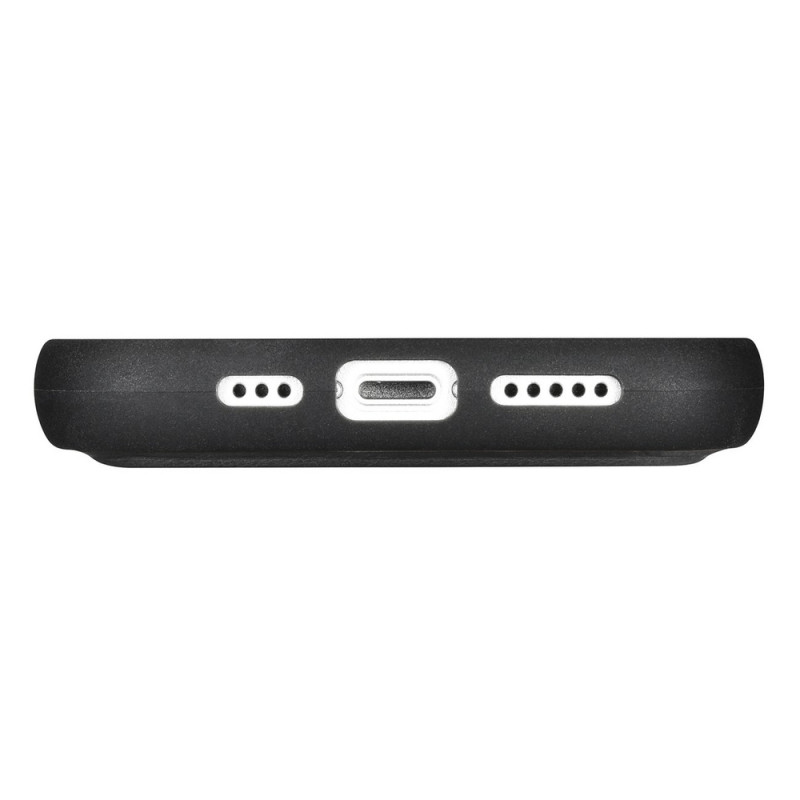 iCarer Oil Wax Wallet Case 2in1 nahast kaanega ümbris iPhone 14 Plus jaoks, Anti-RFID, must (WMI14220723-BK)