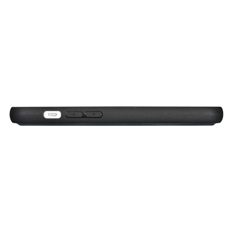 iCarer Oil Wax Wallet Case 2in1 nahast kaanega ümbris iPhone 14 Plus jaoks, Anti-RFID, sinine (WMI14220723-BU)