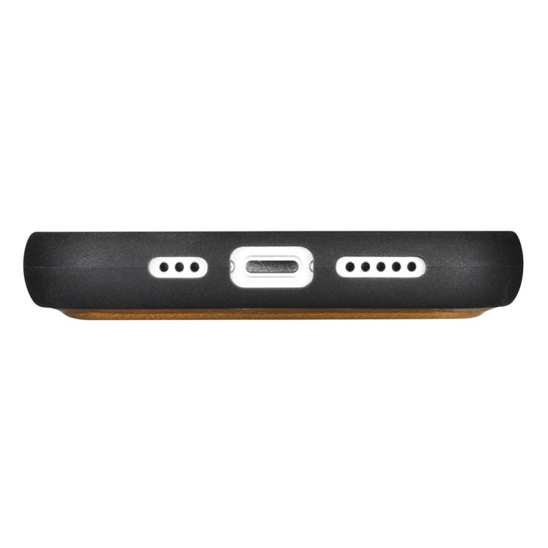 iCarer Oil Wax Wallet Case 2in1 nahast kaanega ümbris iPhone 14 Plus jaoks, Anti-RFID, pruun (WMI14220723-TN)