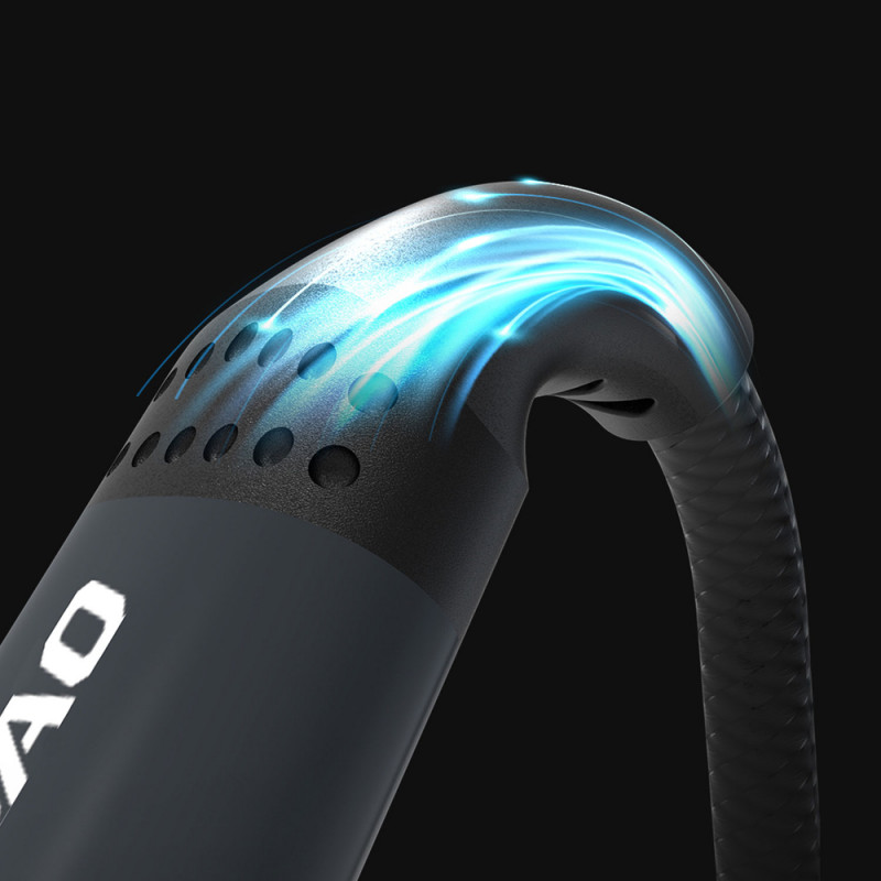 Dudao L3CC USB-C – USB-C kaabel, 60 W, 1,2 m, punutud, must