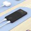 Dudao K10 10000 mAh akupank, 2 x USB-A, 2,4 A, valge