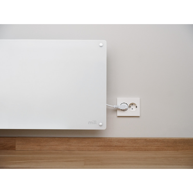 Mill Glass Smart WiFi paneelkütteseade Gen. 4 GL1300WIFI4, 1300 W, valge
