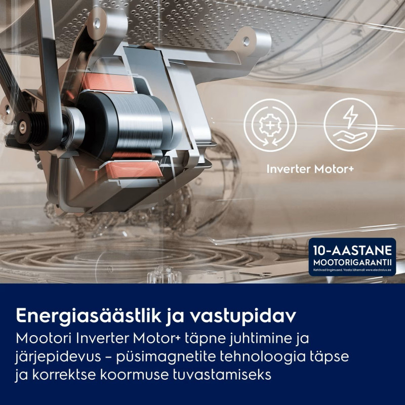 Electrolux EWS6327DE 600 seeria SensiCare eestlaetav pesumasin, 7 kg, valge