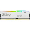 Kingston FURY Beast 16 GB DDR5-5600 CL40 DIMM mälumoodul, RGB, valge, KF556C40BWA-16