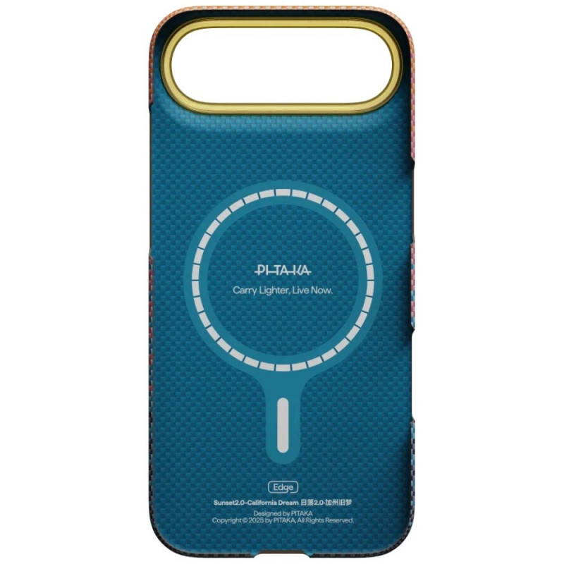 PITAKA Edge Case California Dream 05 ümbris Apple iPhone Air, päikeseloojang
