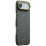 PITAKA Edge Case Breath of Veins ümbris Apple iPhone Air, dive green
