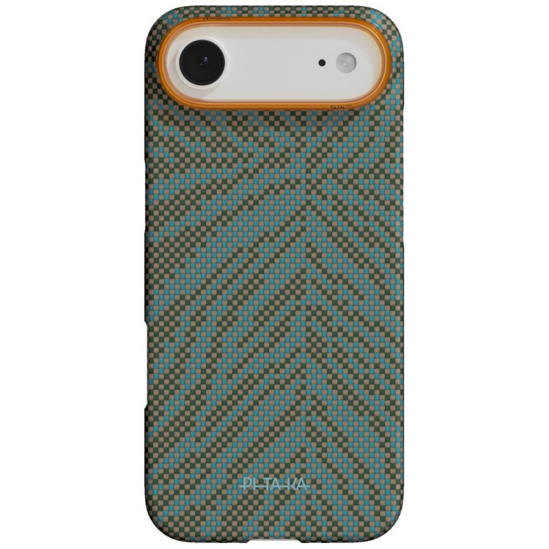 PITAKA Edge Case Breath of Veins ümbris Apple iPhone Air, dive green