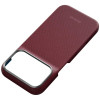 PITAKA Edge Case Argyle MagSafe ümbris Apple iPhone 18 Pro / 17 Pro jaoks, bordoopunane