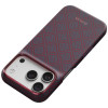 PITAKA Edge Case Argyle MagSafe ümbris Apple iPhone 18 Pro / 17 Pro jaoks, sinipunane