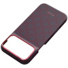 PITAKA Edge Case Argyle MagSafe ümbris Apple iPhone 18 Pro Max / 17 Pro Max jaoks, sinipunane