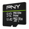 PNY PRO Elite Prime microSDXC mälukaart 512 GB, UHS-I, Class 10, U3, V30, P-SDU512V32200PEP-GE
