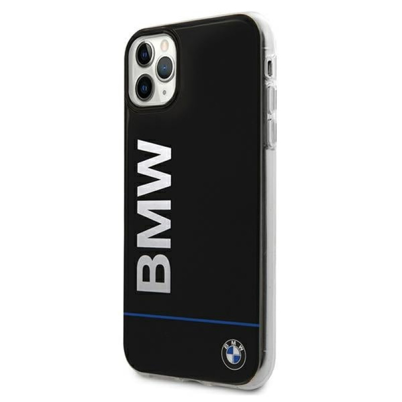 BMW BMHCN65PCUBBK Apple iPhone 11 Pro Max kõvakate Signature Printed Logo, must