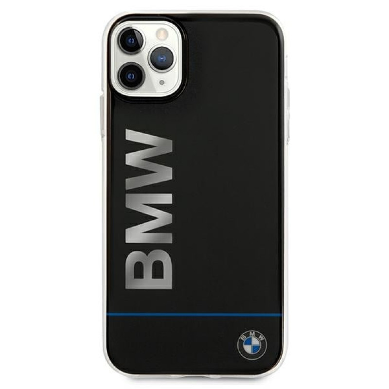BMW BMHCN65PCUBBK Apple iPhone 11 Pro Max kõvakate Signature Printed Logo, must