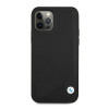 BMW BMHCP12LRCDPK Apple iPhone 12 Pro Max kõvakate Leather Deboss, must