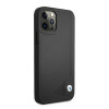 BMW BMHCP12LRCDPK Apple iPhone 12 Pro Max kõvakate Leather Deboss, must