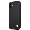 BMW BMHCP12SRCDPK Apple iPhone 12 mini hardcase Leather Deboss, must