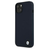 BMW BMHCP13SSILNA Apple iPhone 13 mini kõva ümbris Silicone Signature, meresinine