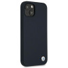 BMW BMHCP13SSILNA Apple iPhone 13 mini kõva ümbris Silicone Signature, meresinine