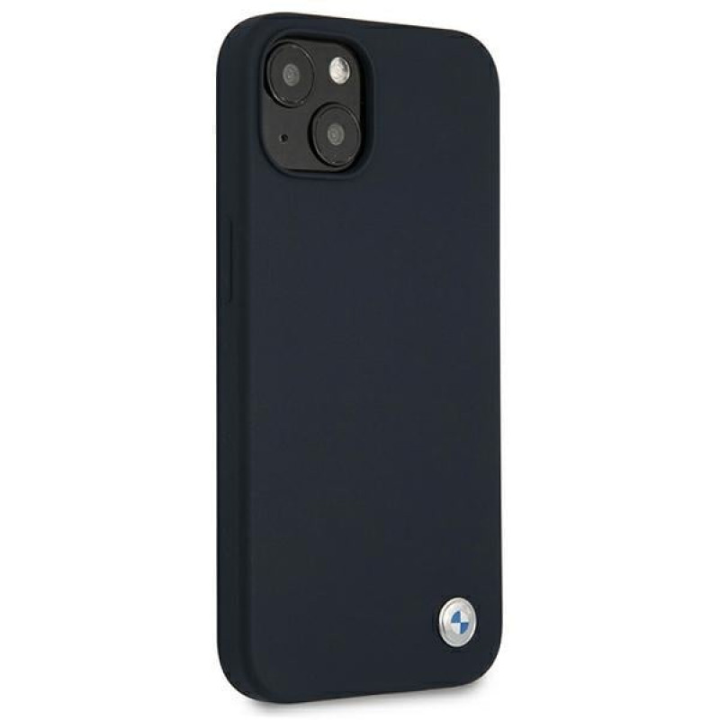 BMW BMHCP13SSILNA Apple iPhone 13 mini kõva ümbris Silicone Signature, meresinine