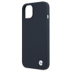 BMW BMHCP13SSILNA Apple iPhone 13 mini kõva ümbris Silicone Signature, meresinine