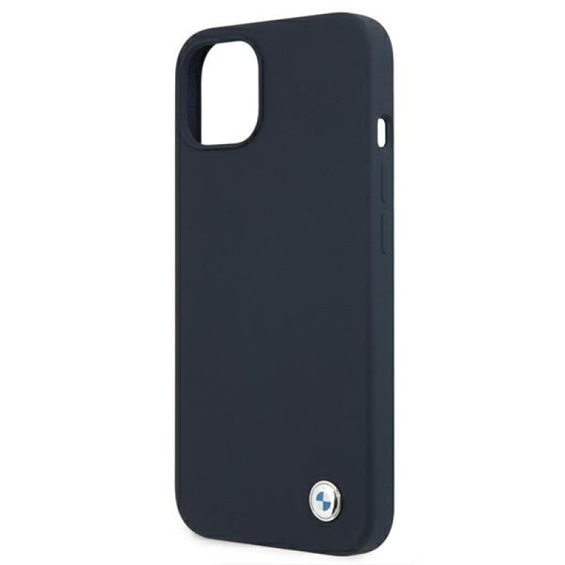 BMW BMHCP13SSILNA Apple iPhone 13 mini kõva ümbris Silicone Signature, meresinine